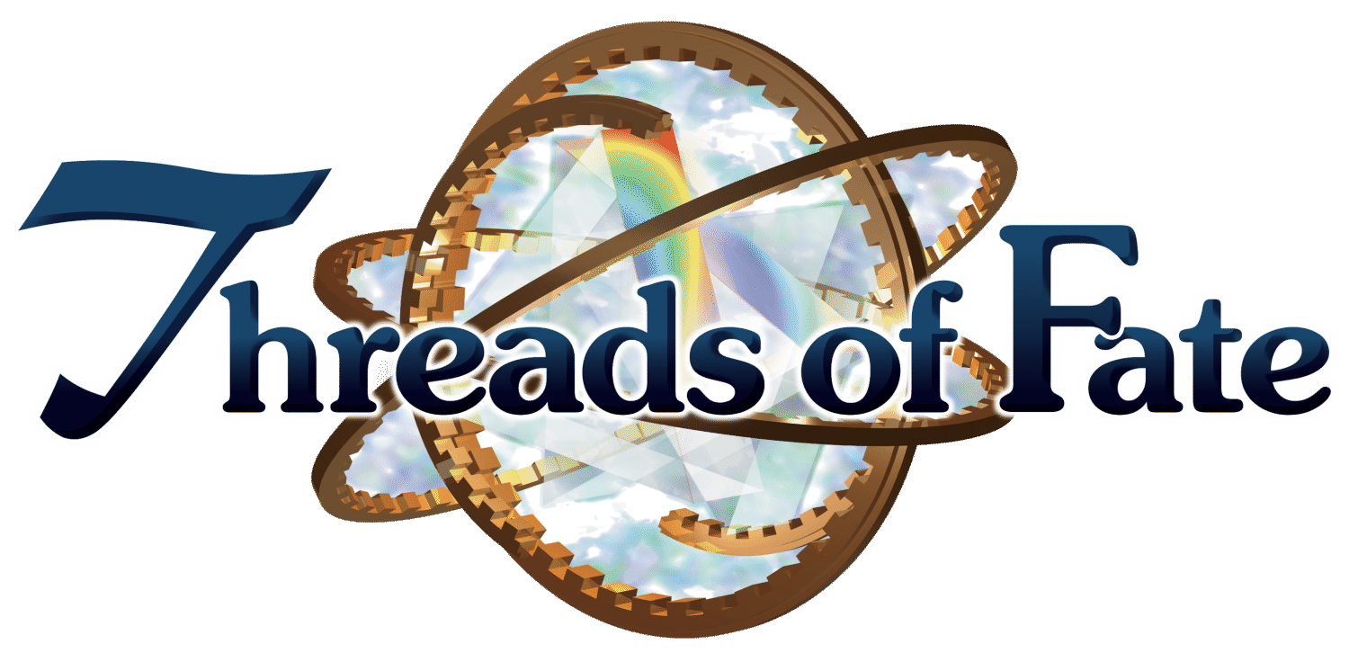 Threads of Fate logo for Playstation